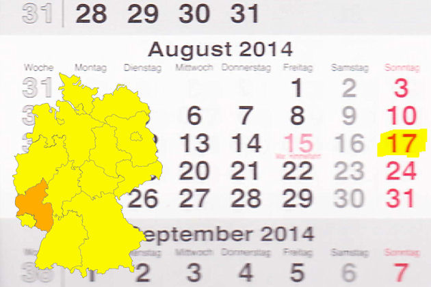 Verkaufsoffener Sonntag am 17.08.2014 in Rheinland-Pfalz ...