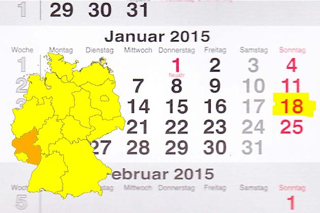 Verkaufsoffener Sonntag am 18.01.2015 in Rheinland-Pfalz ...